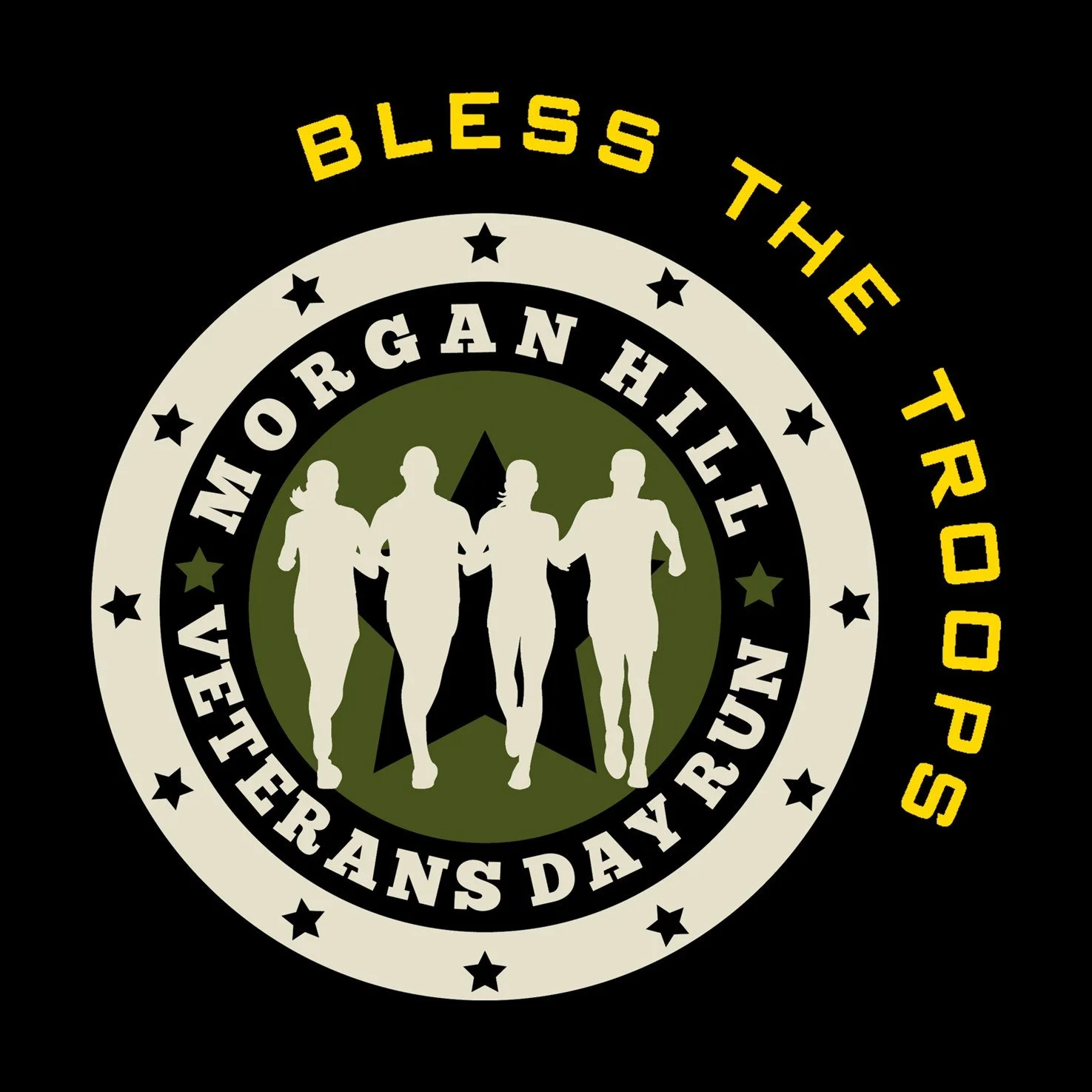 Morgan Hill Veterans Day Run official logo